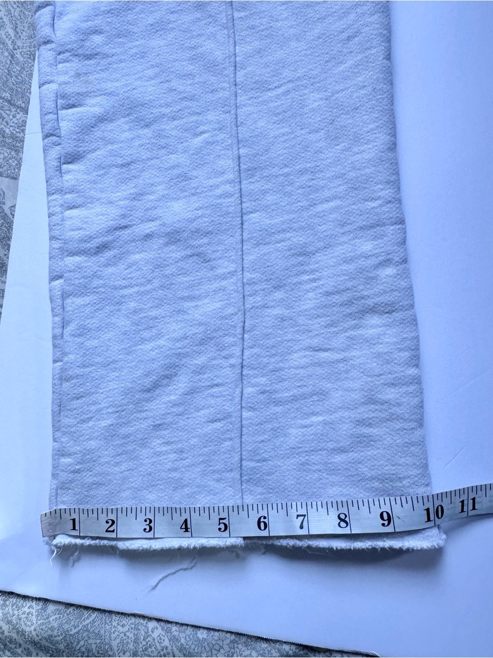 NO MAINTENANCE Men’s Heather Gray Straight Leg Raw Hem Sweatpants- Size 28 - Picture 3 of 11